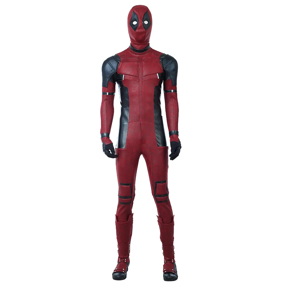Rulercosplay Deadpool Red jumpsuits Movie Cosplay Costume