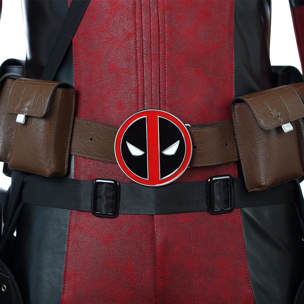 Rulercosplay Deadpool Red jumpsuits Movie Cosplay Costume