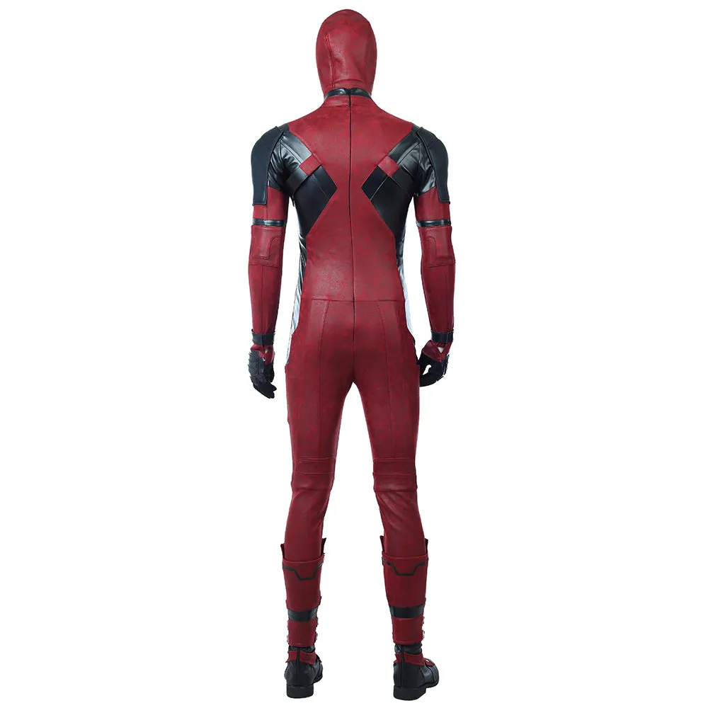 Rulercosplay Deadpool Red jumpsuits Movie Cosplay Costume