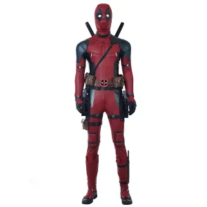 Rulercosplay Deadpool Red jumpsuits Movie Cosplay Costume