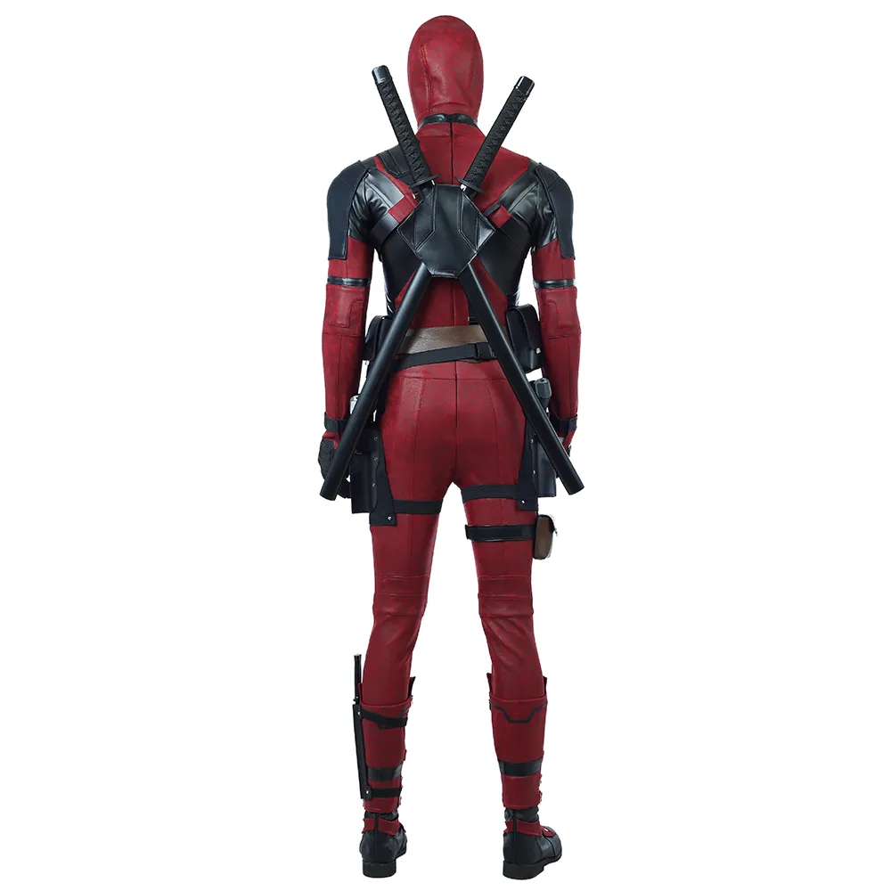 Rulercosplay Deadpool Red jumpsuits Movie Cosplay Costume
