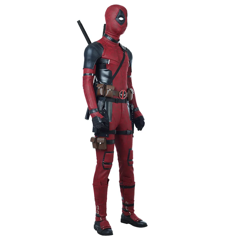 Rulercosplay Deadpool Red jumpsuits Movie Cosplay Costume