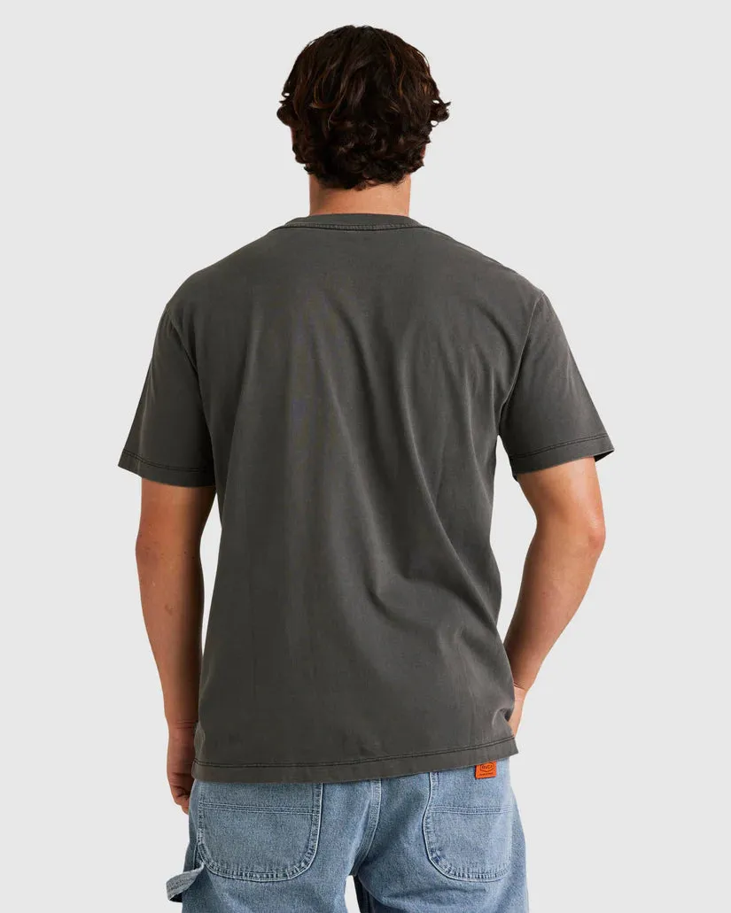 RVCA Blade SS Tee WASHED BLACK