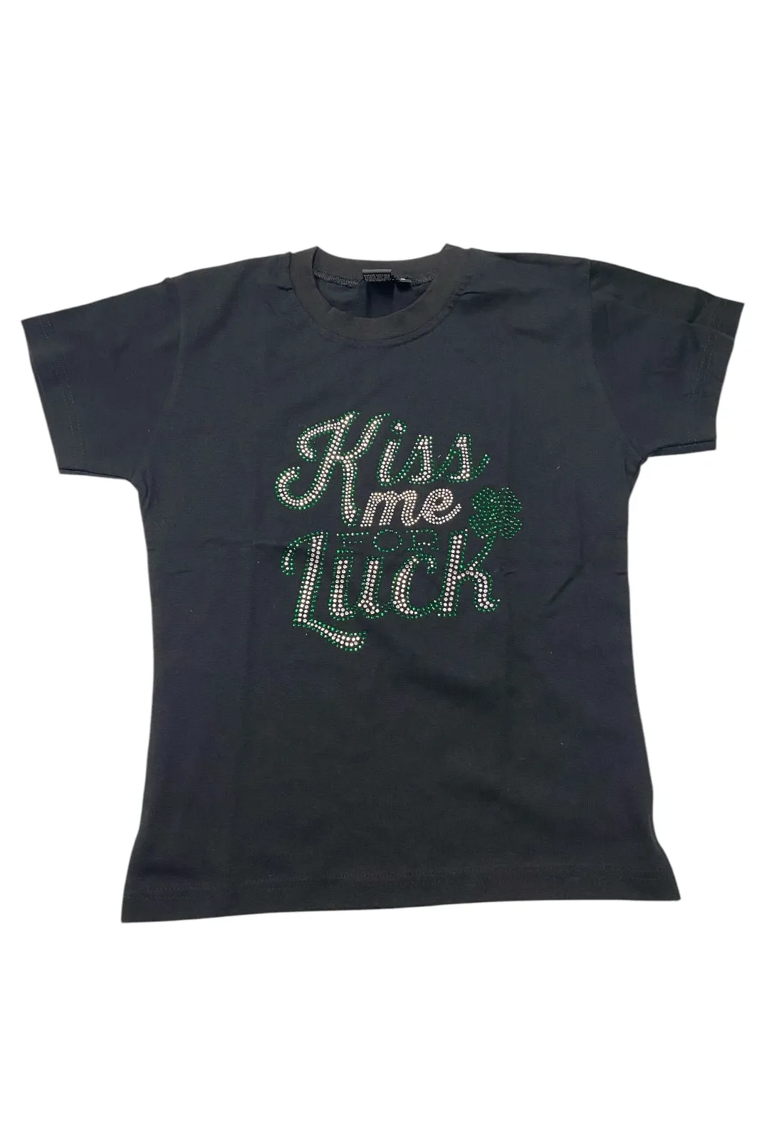 Saint Patrick's Day Kiss Me For Luck Ladies T-Shirt