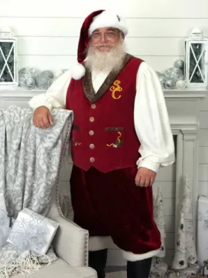 Santa Claus Suede Vest