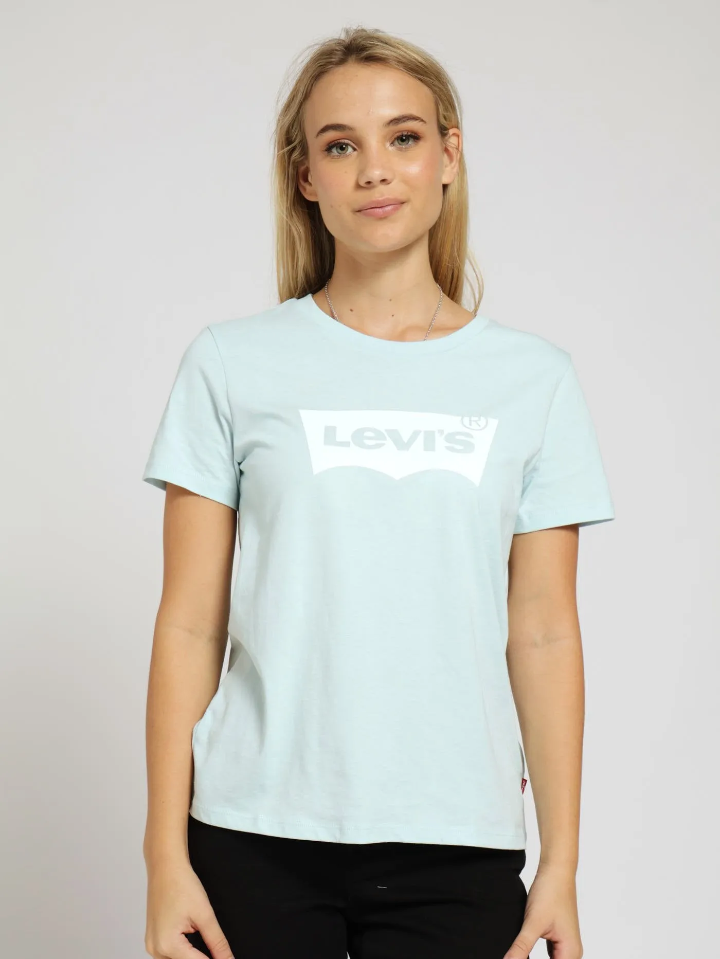 Scoop Neck Perfect Tee - Blue