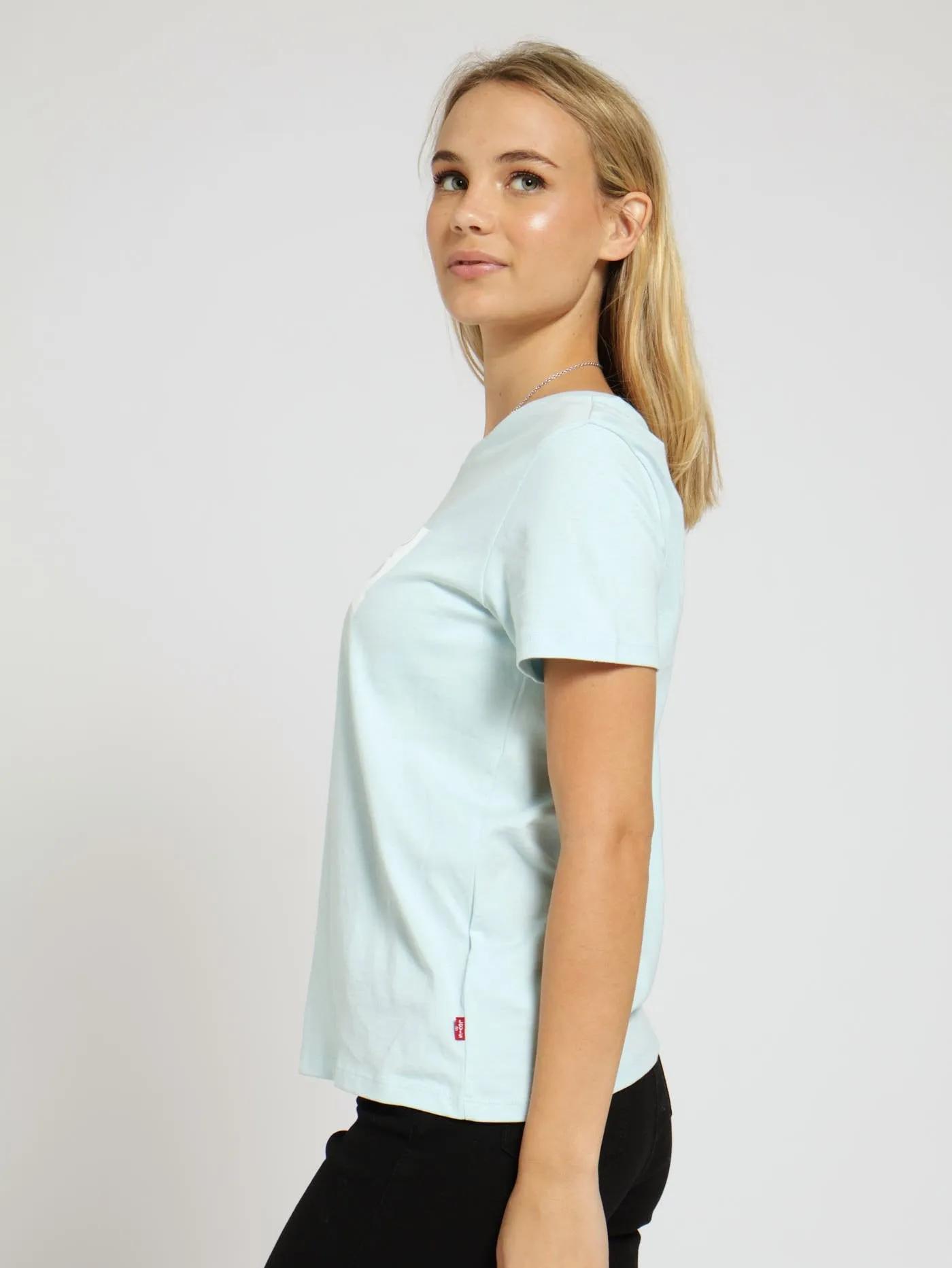 Scoop Neck Perfect Tee - Blue