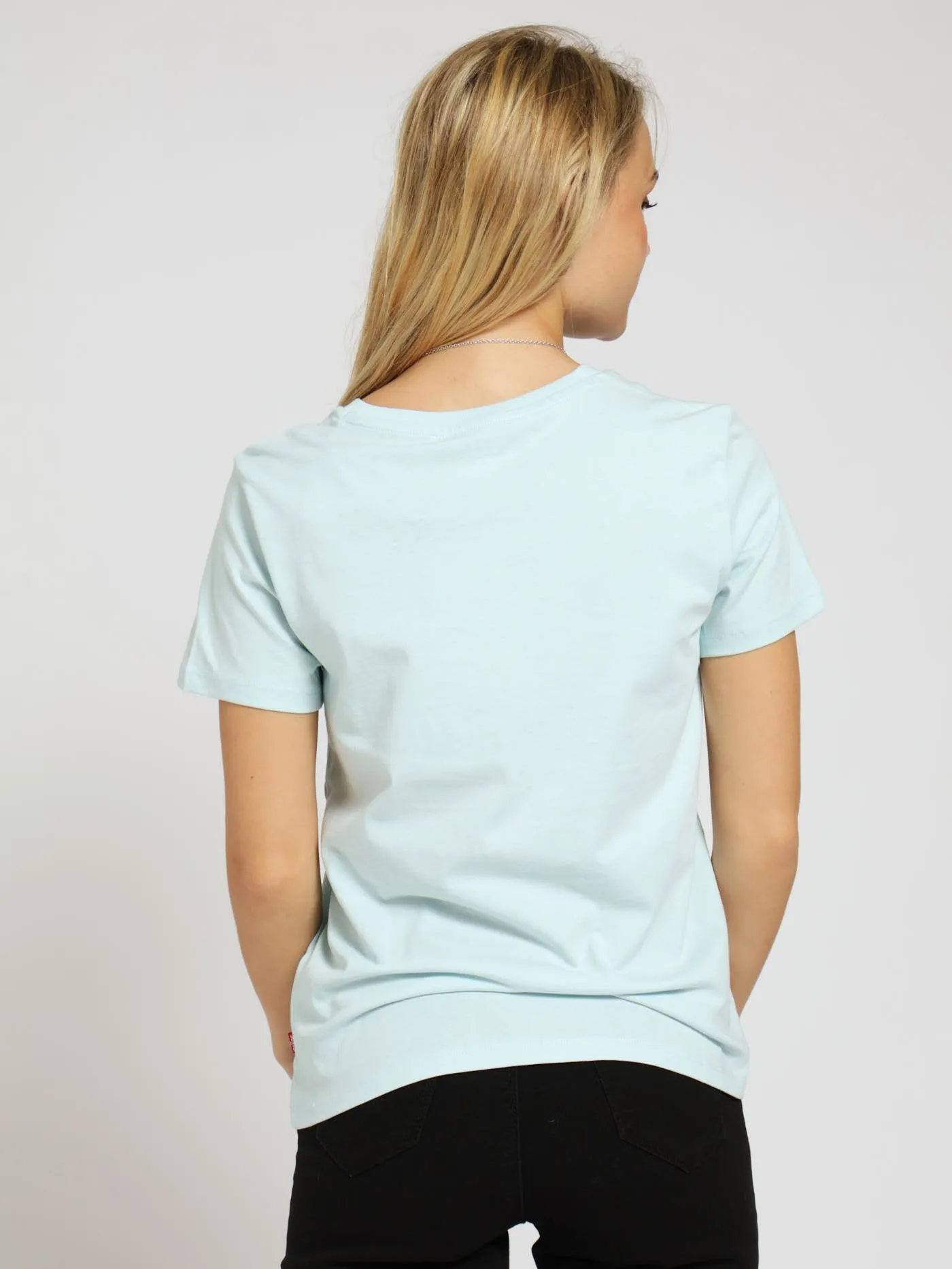 Scoop Neck Perfect Tee - Blue