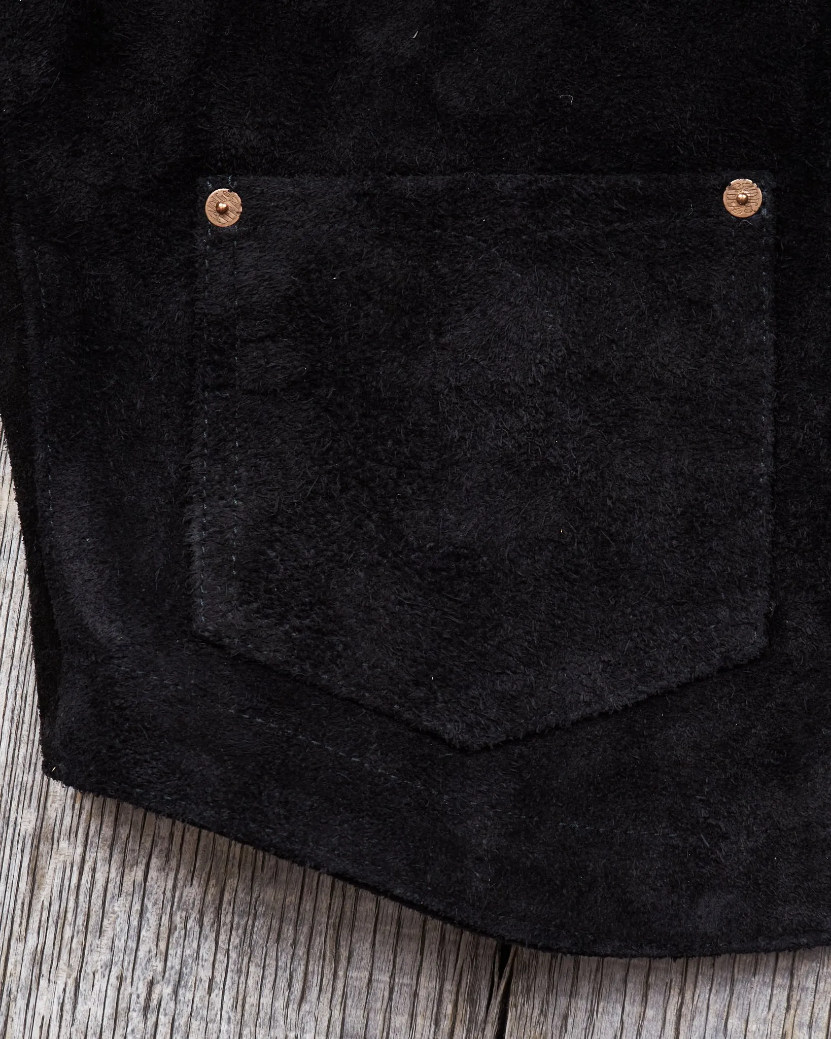 Second Hand Indigofera Harrison Leather Vest Black Size S