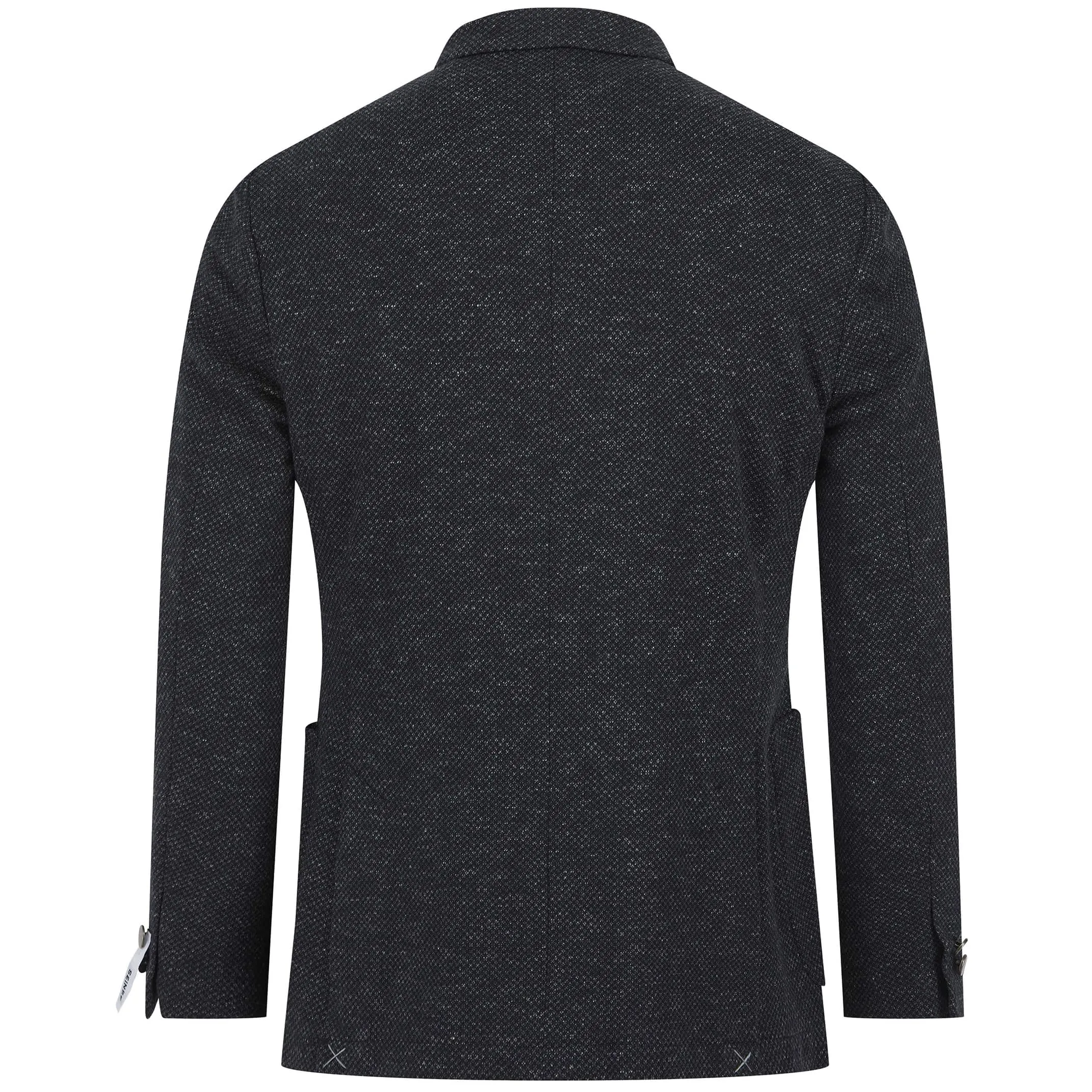 SEINSE GIACCA SPECKLED COTTON-BLEND BLAZER