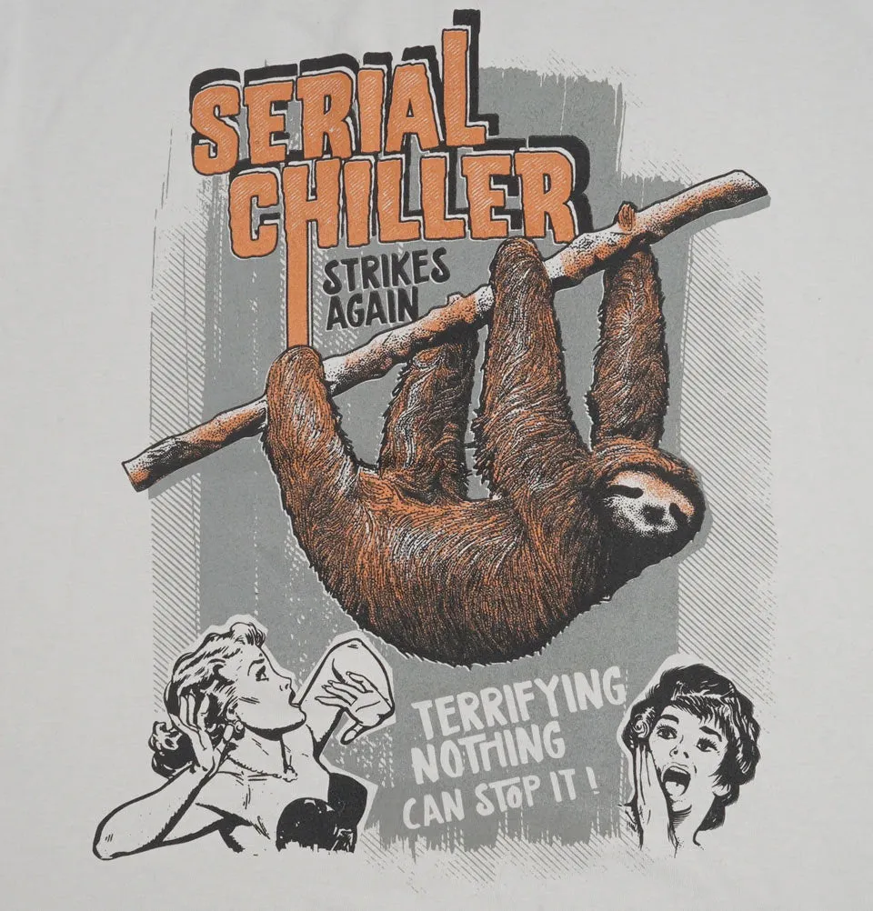 SERIAL CHILLER Silver Grey Unisex T-shirt