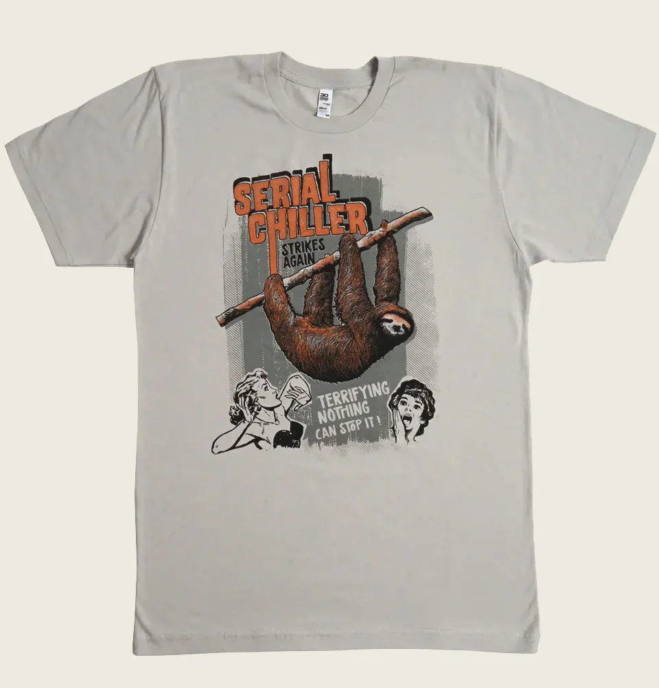 SERIAL CHILLER Silver Grey Unisex T-shirt