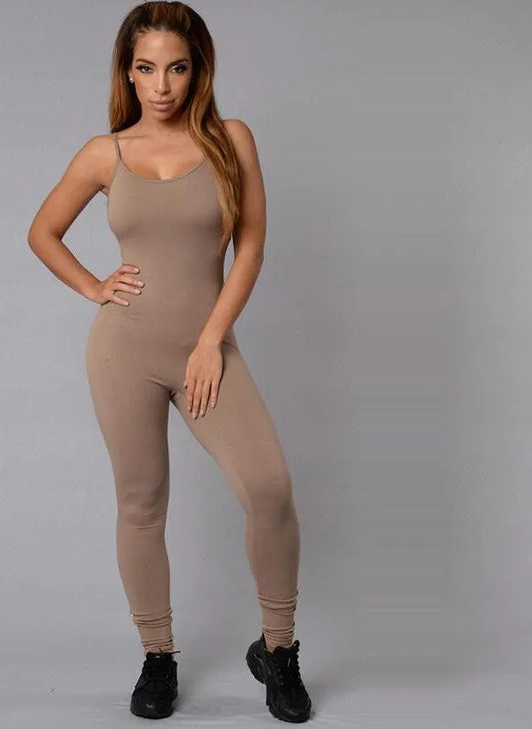 Sexy Jumpsuit Sleeveless For Women Jumpsuits Club Ladies Rompers Black Bandage Elastic Waistband