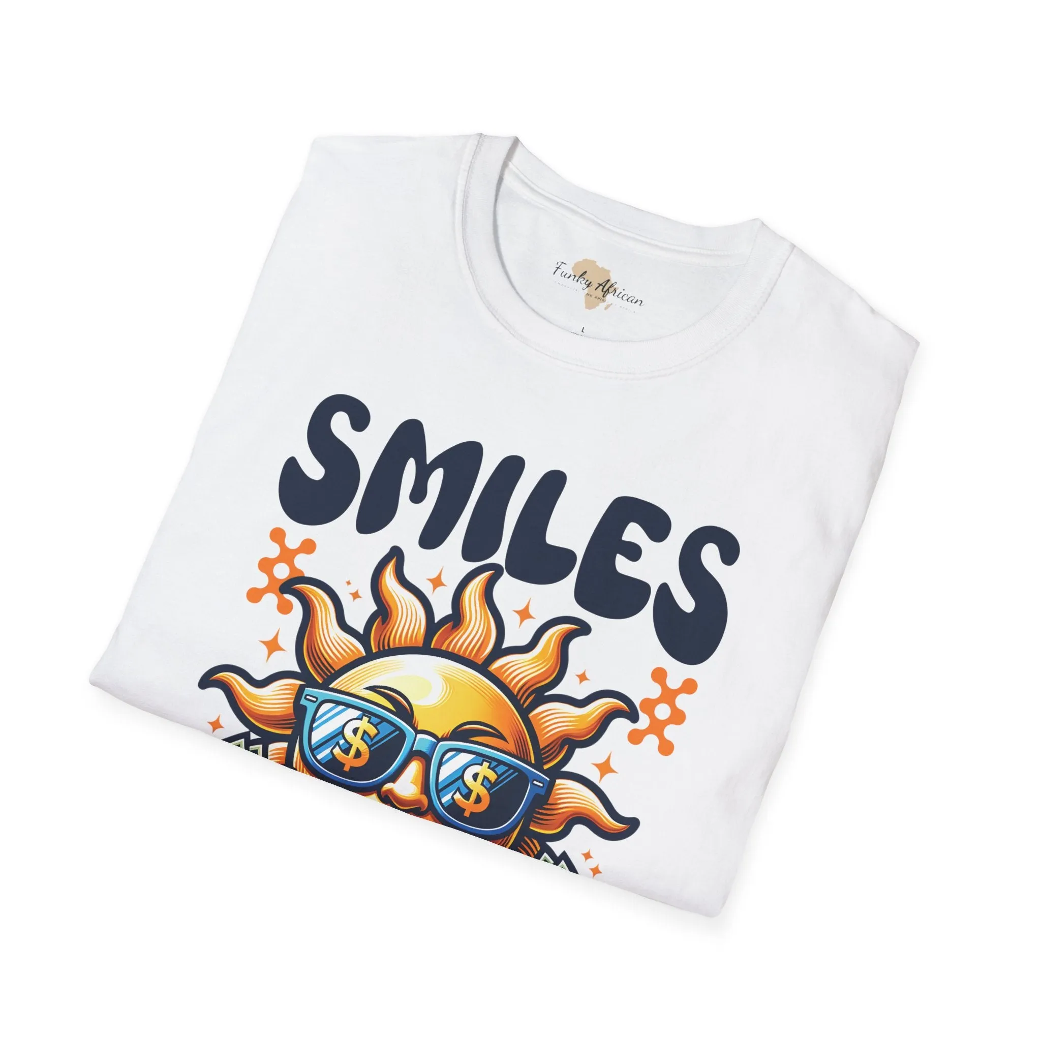 Smiles and happiness unisex softstyle tee