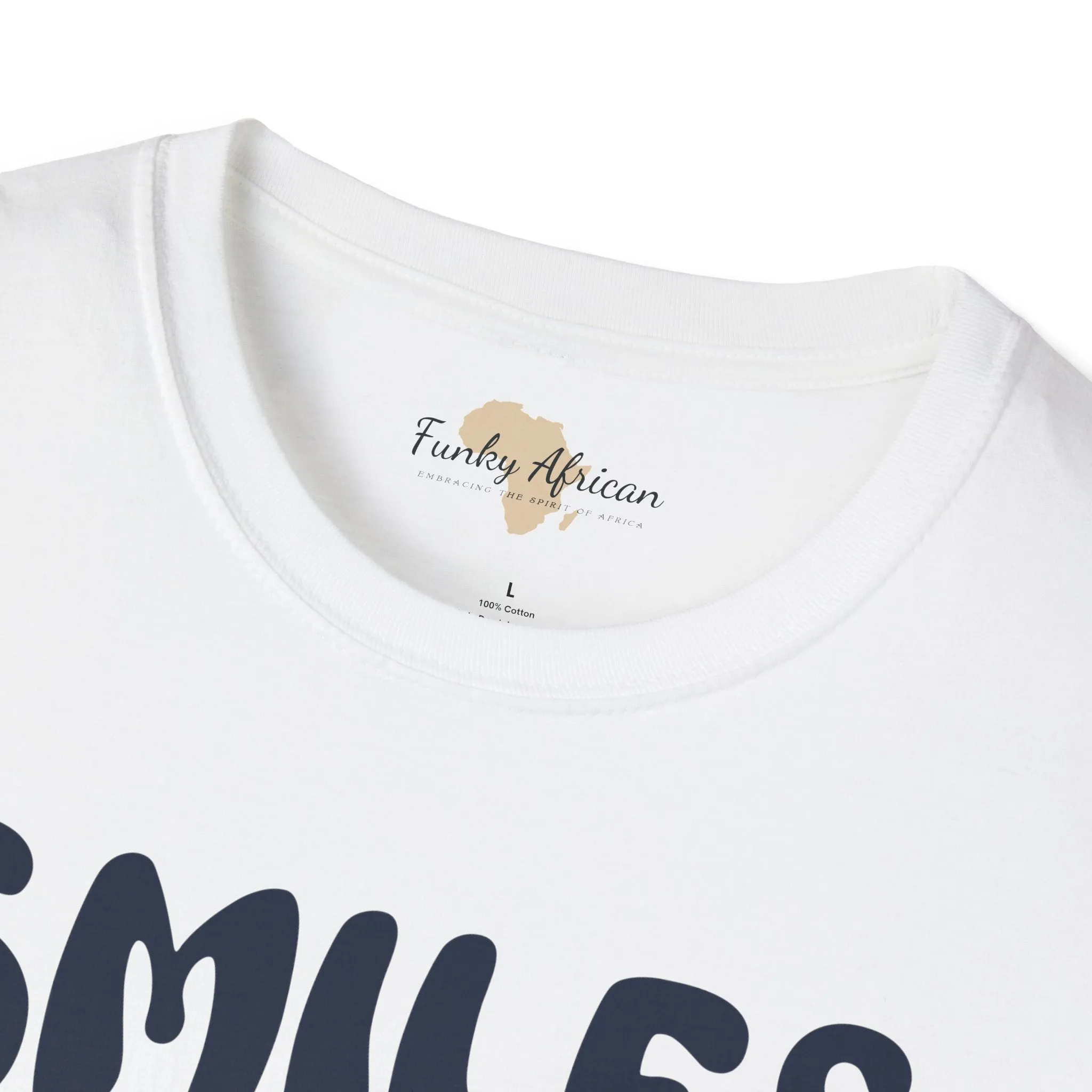Smiles and happiness unisex softstyle tee