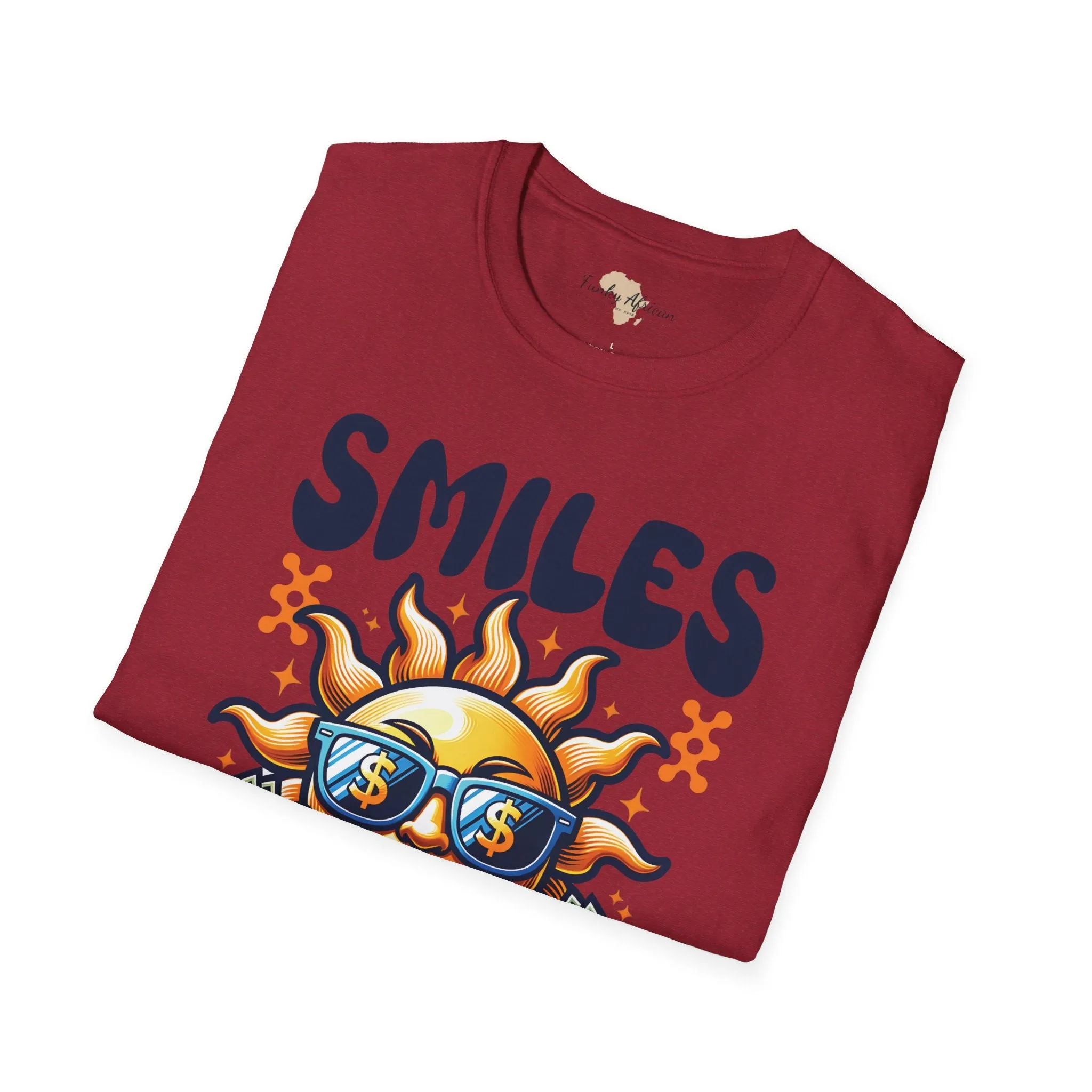 Smiles and happiness unisex softstyle tee