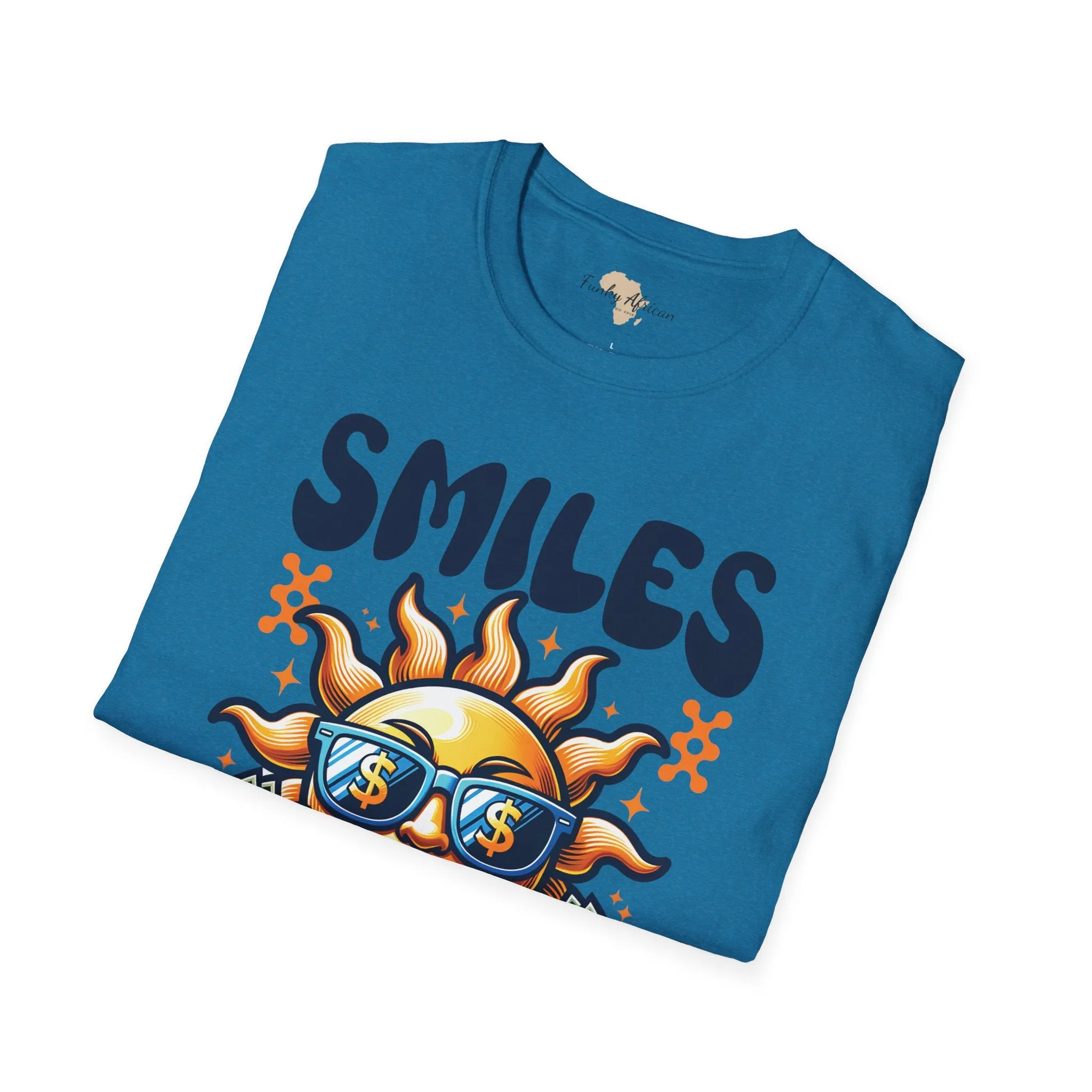 Smiles and happiness unisex softstyle tee