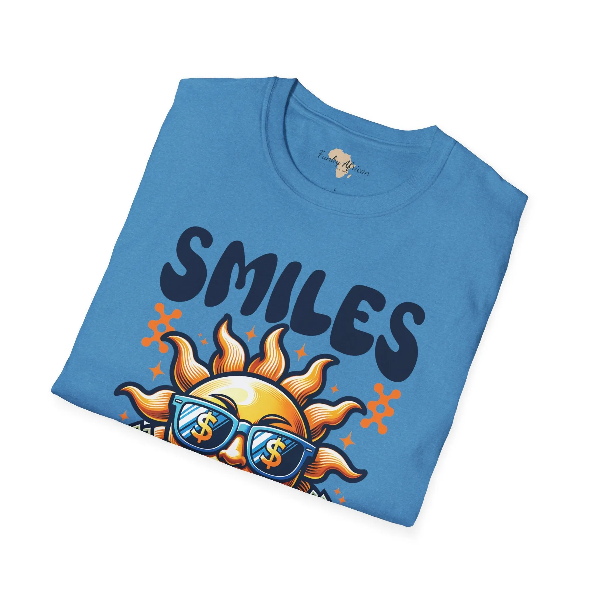 Smiles and happiness unisex softstyle tee