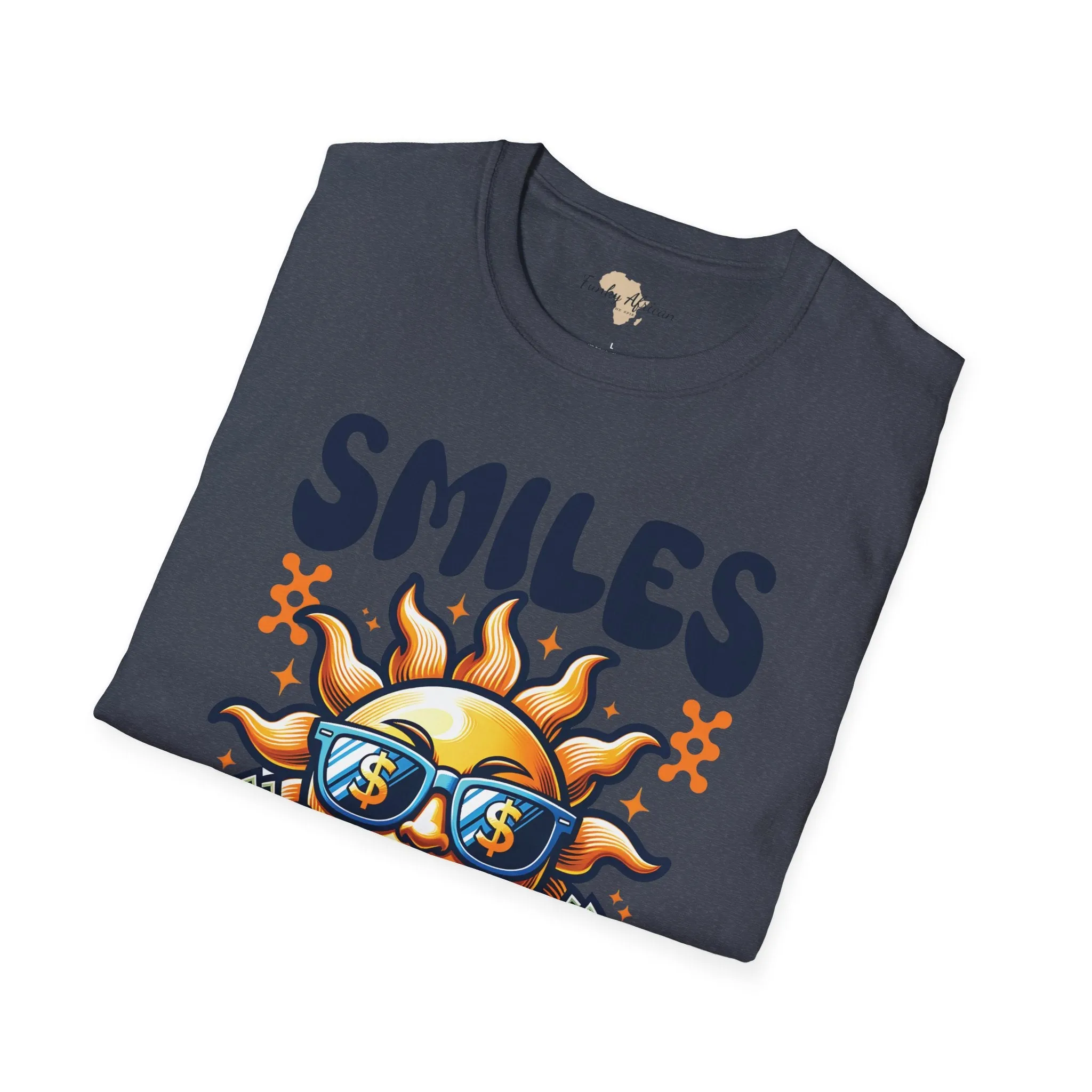 Smiles and happiness unisex softstyle tee