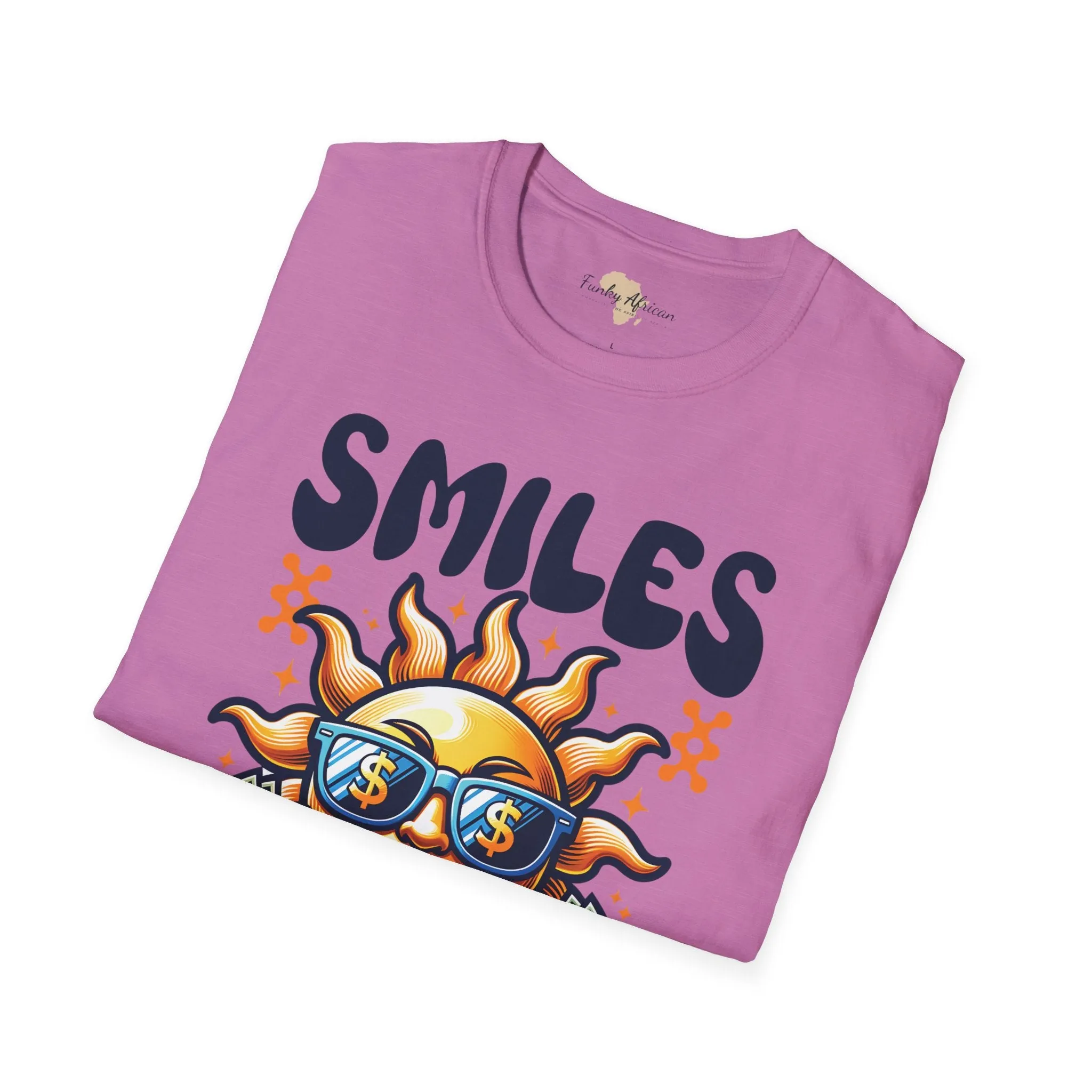Smiles and happiness unisex softstyle tee