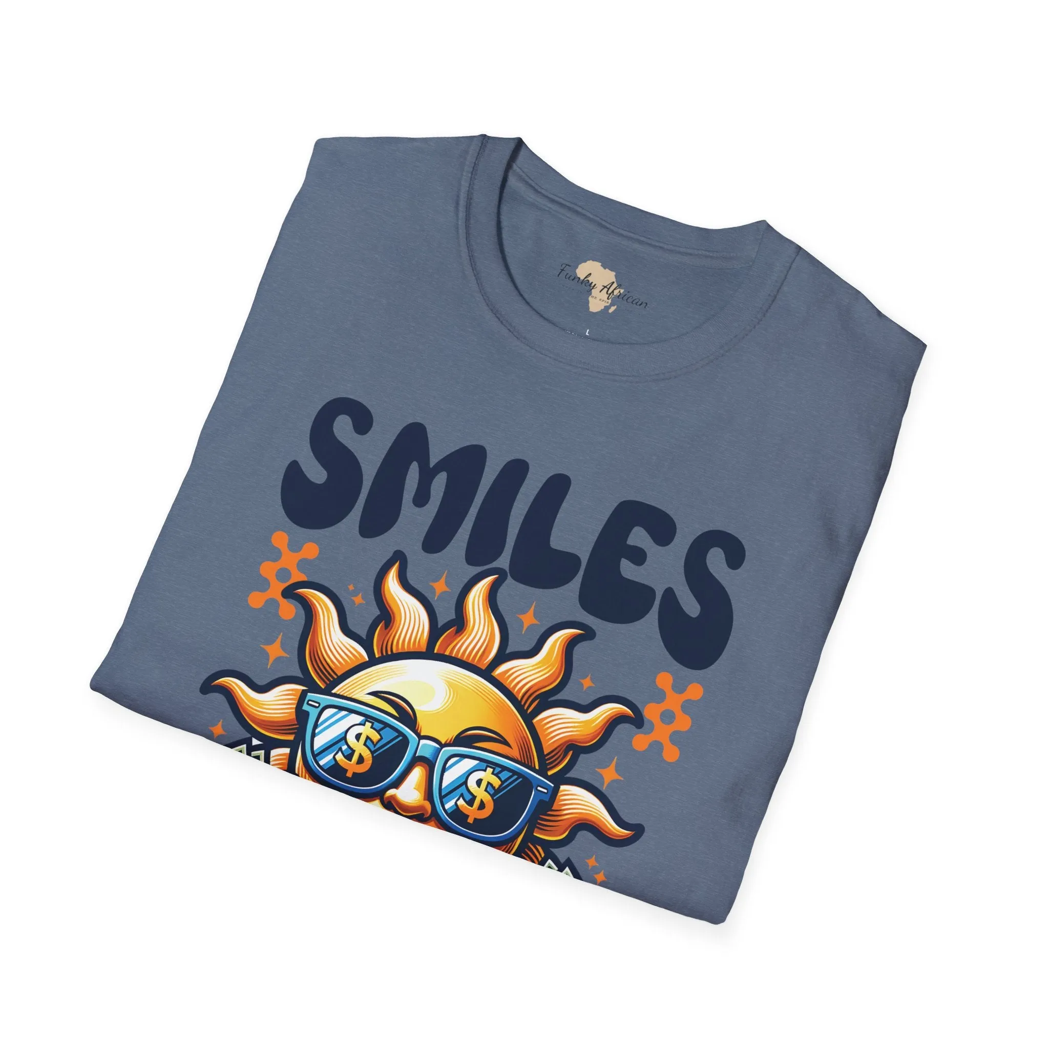 Smiles and happiness unisex softstyle tee