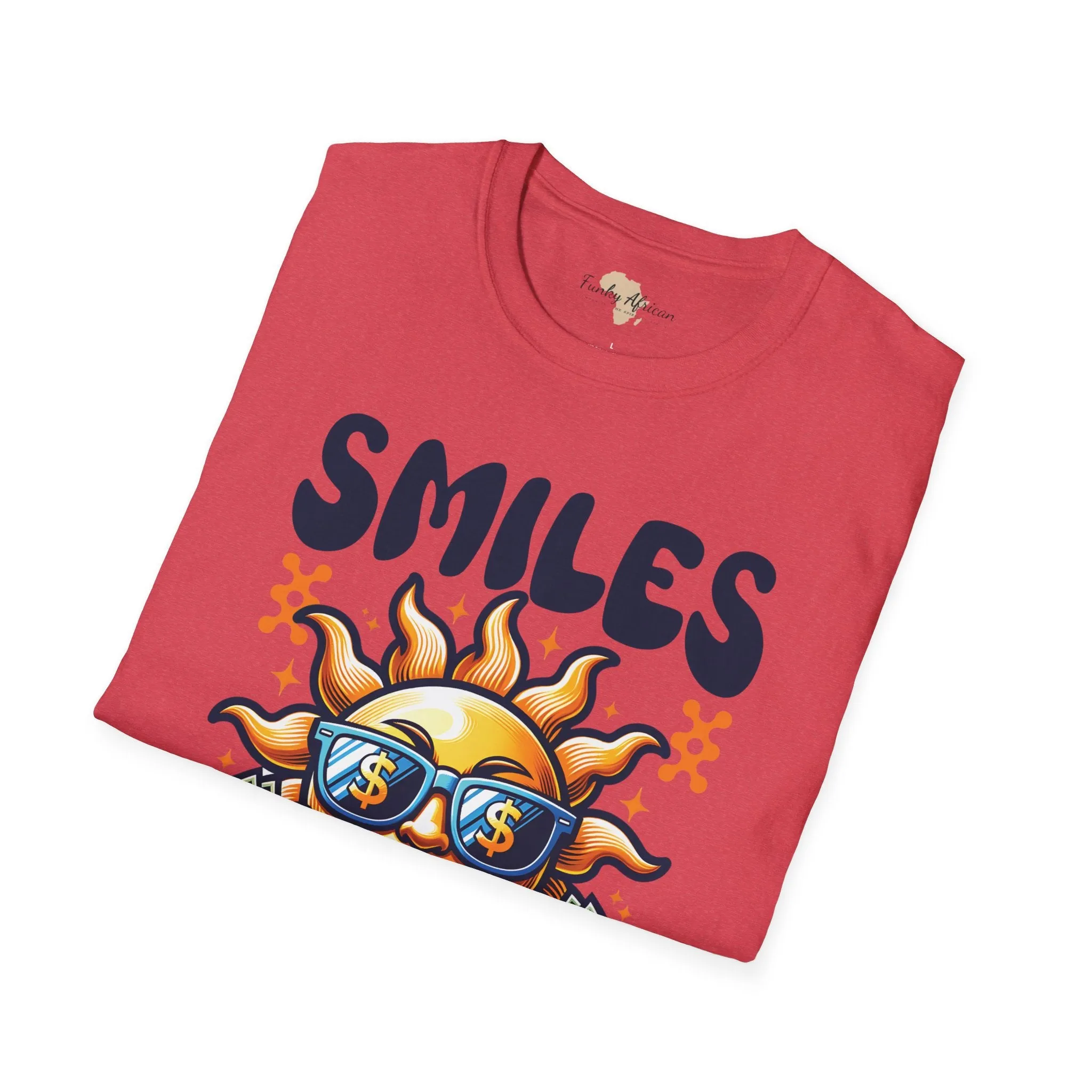 Smiles and happiness unisex softstyle tee