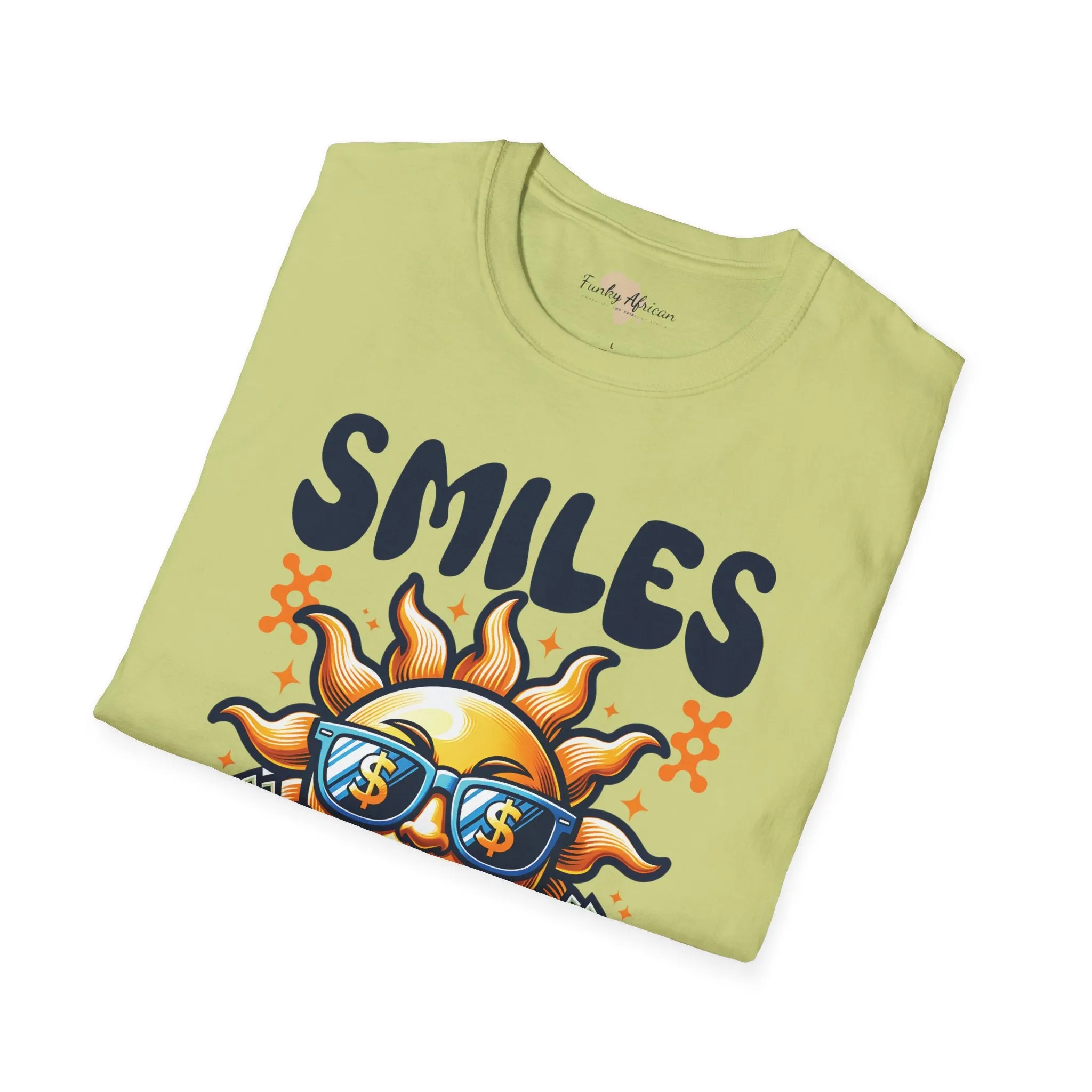 Smiles and happiness unisex softstyle tee