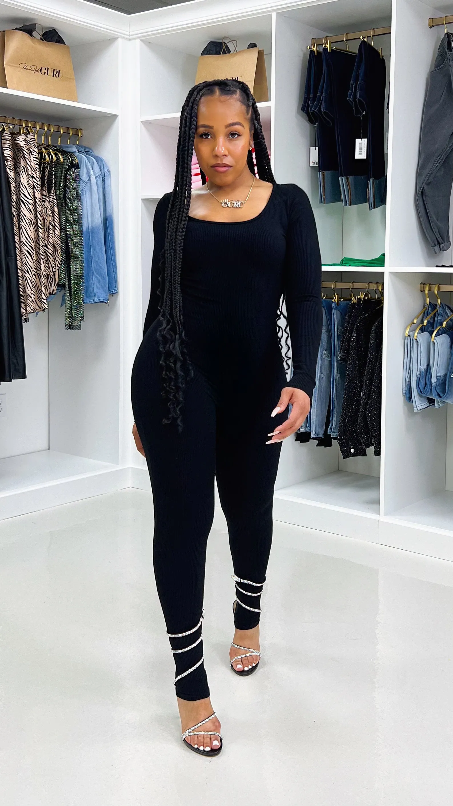 Snatched Scoop Neck Jumpsuit