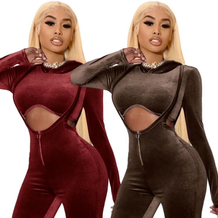 Solid color three-dimensional hoodie suit (AY1484)