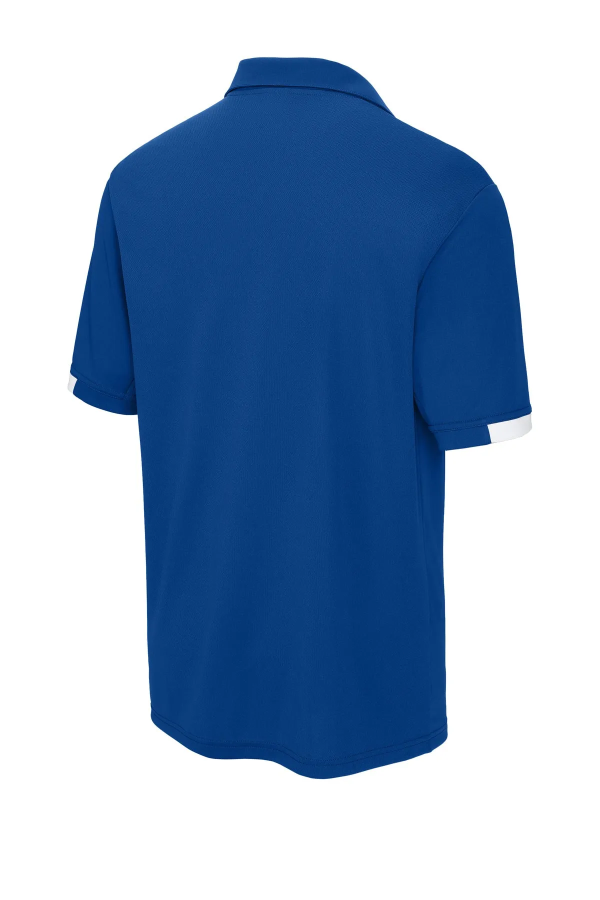 Sport-Tek Club Colorblock Polo ST444 True Royal/ White