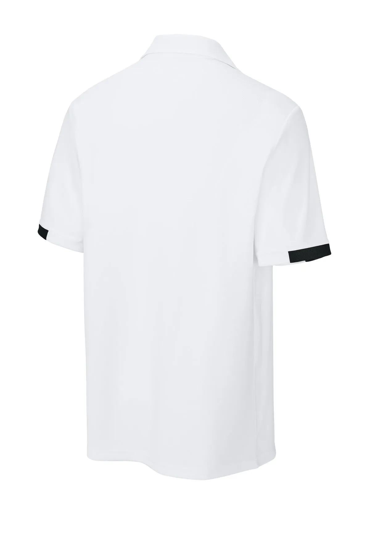 Sport-Tek Club Colorblock Polo ST444 White/ Black