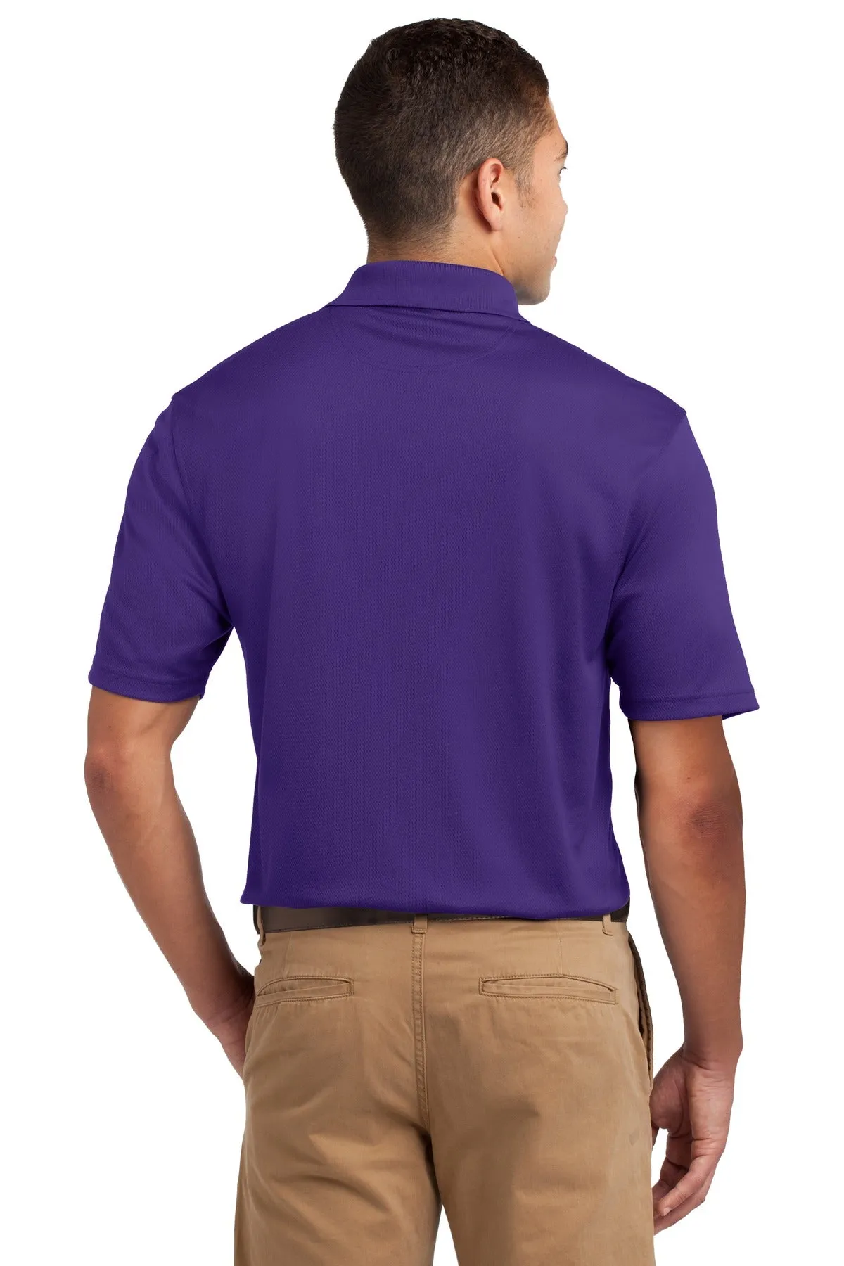 Sport-Tek Dri-Mesh Polo.  K469 Purple