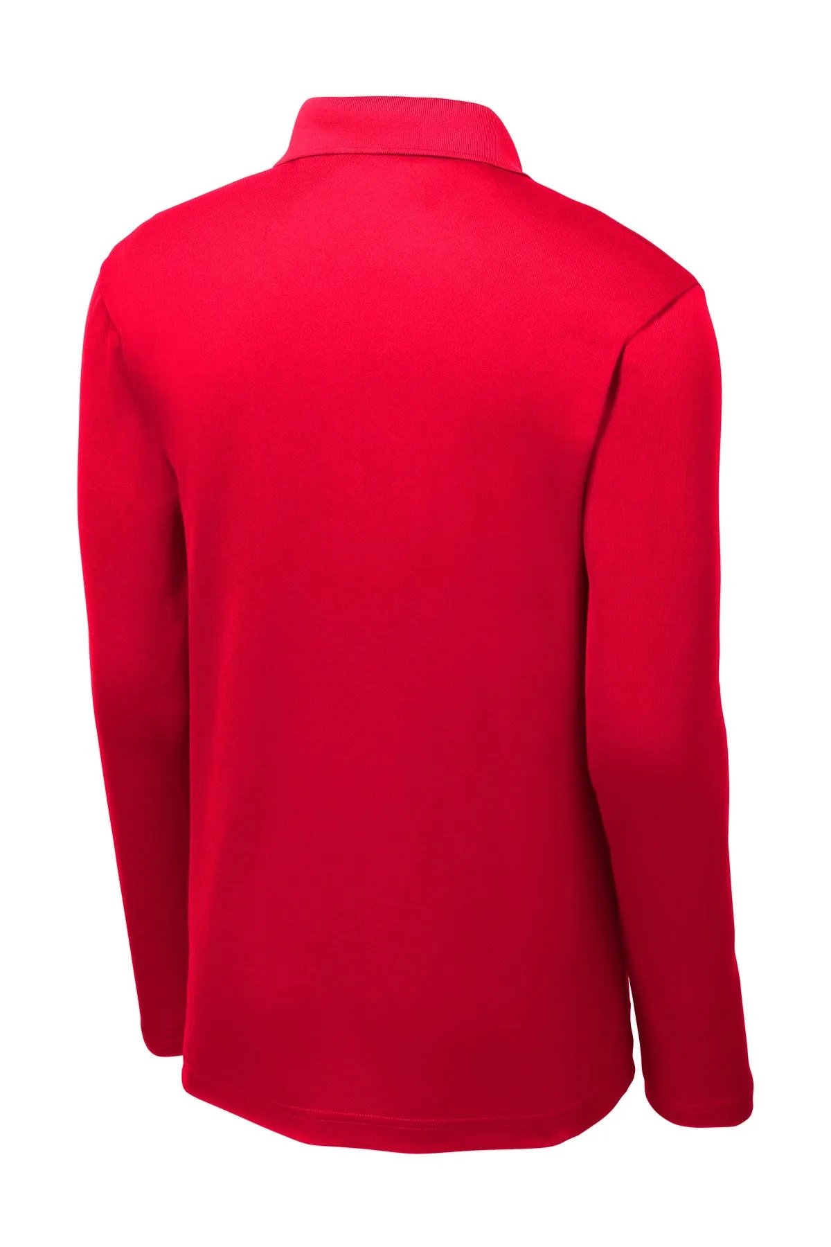 Sport-Tek  PosiCharge  RacerMesh  Long Sleeve Polo. ST640LS True Red