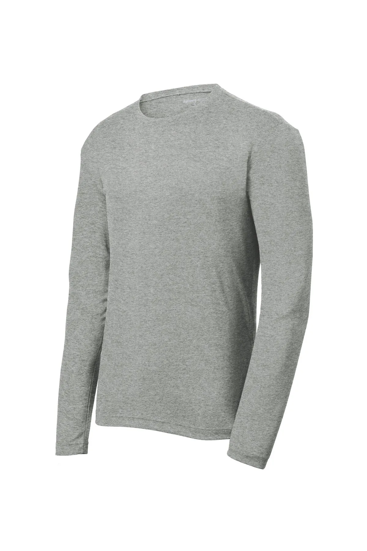 Sport-Tek PosiCharge RacerMesh Long Sleeve Tee. ST340LS Grey Heather