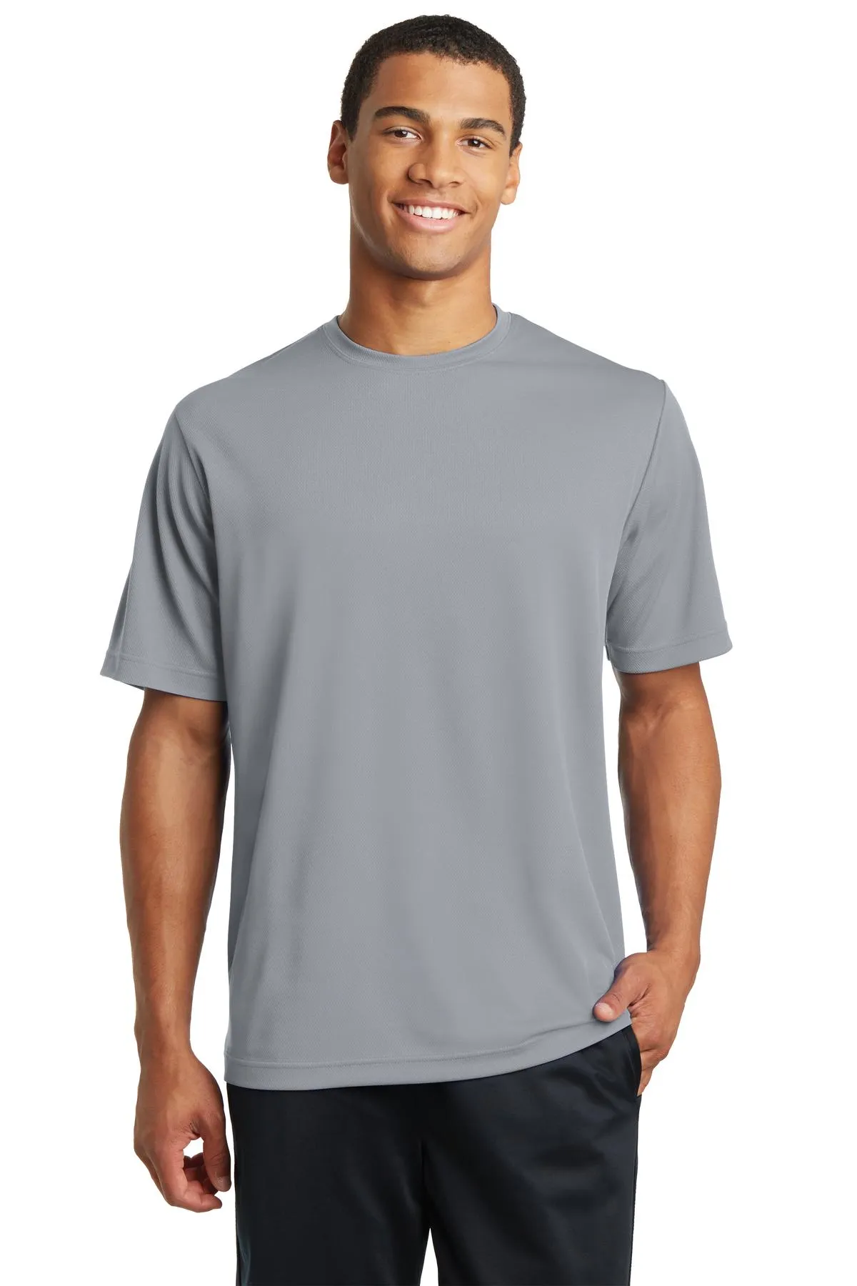 Sport-Tek PosiCharge RacerMesh Tee. ST340 Silver