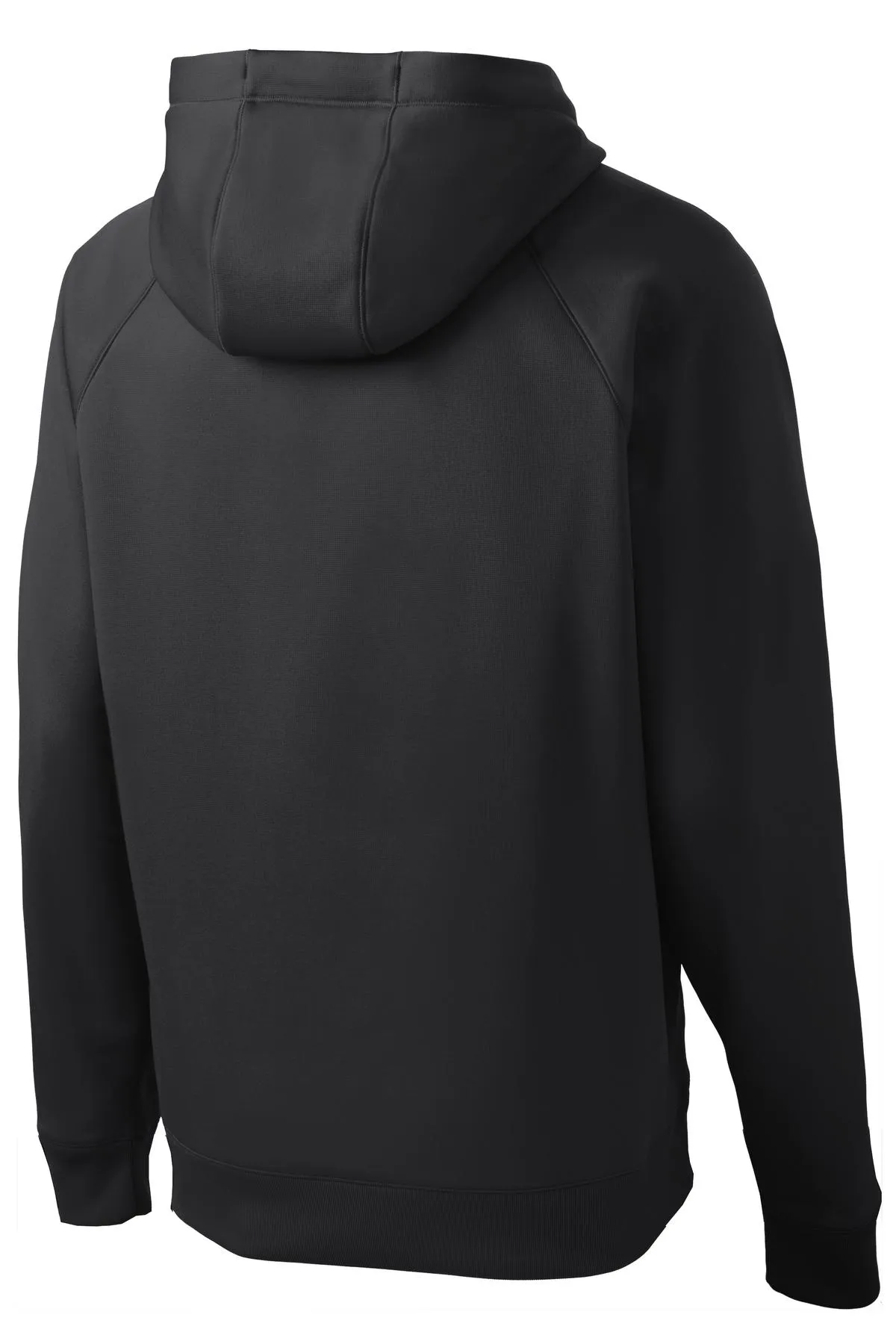 Sport-Tek Tech Fleece Hooded Sweatshirt. ST250 Black