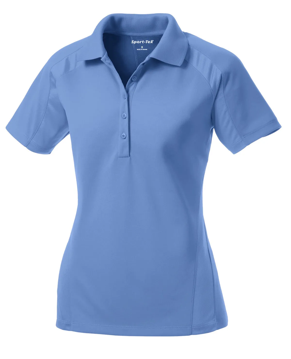 Sport-Tek Women's Dri-Mesh Pro Polo. L474 Carolina Blue