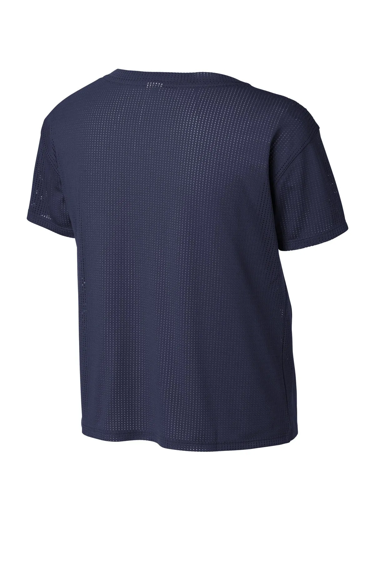 Sport-Tek  Women's PosiCharge  Draft Crop Tee. LST411 True Navy