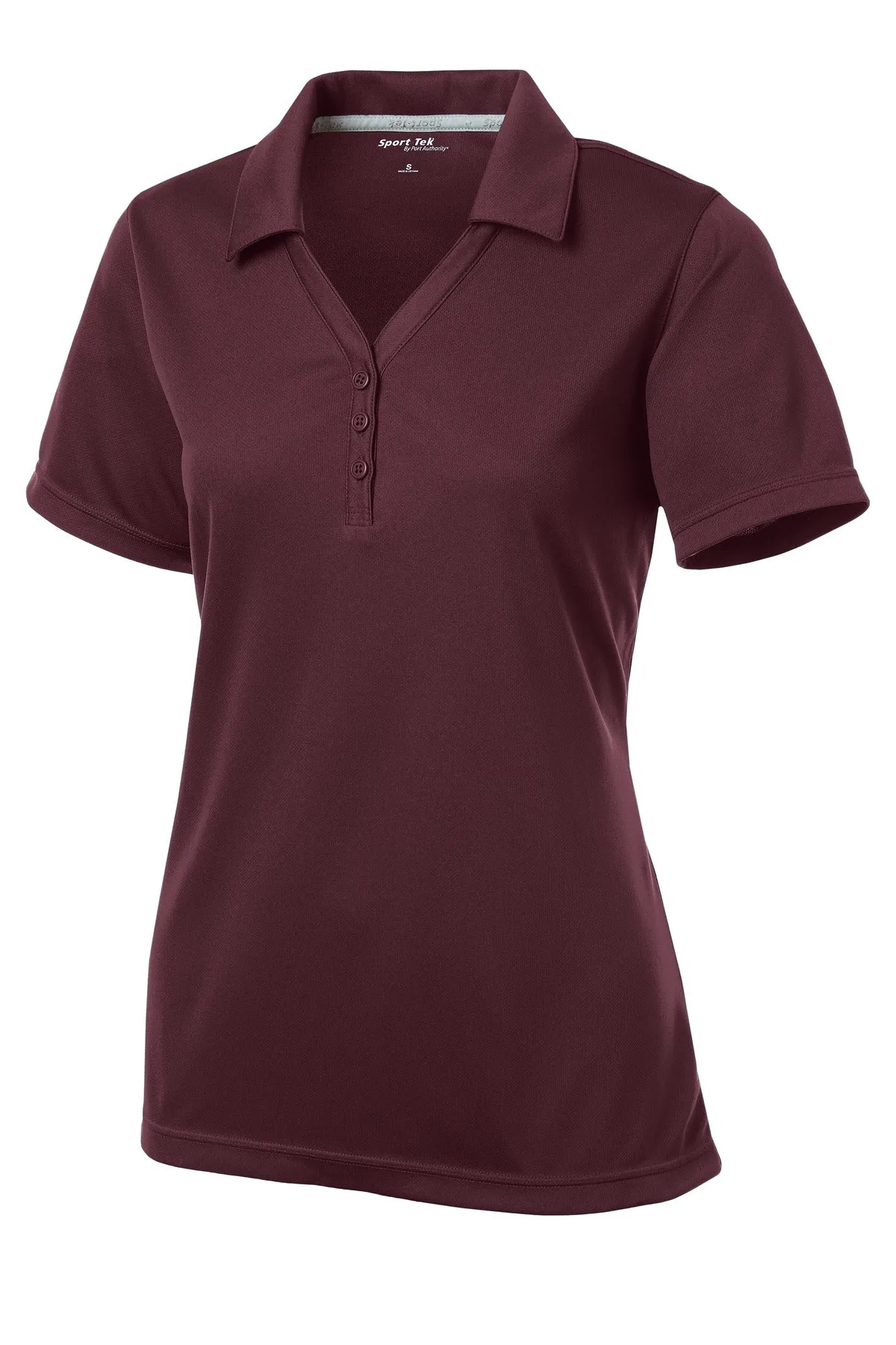 Sport-Tek Women's PosiCharge Micro-Mesh Polo. LST680 Maroon