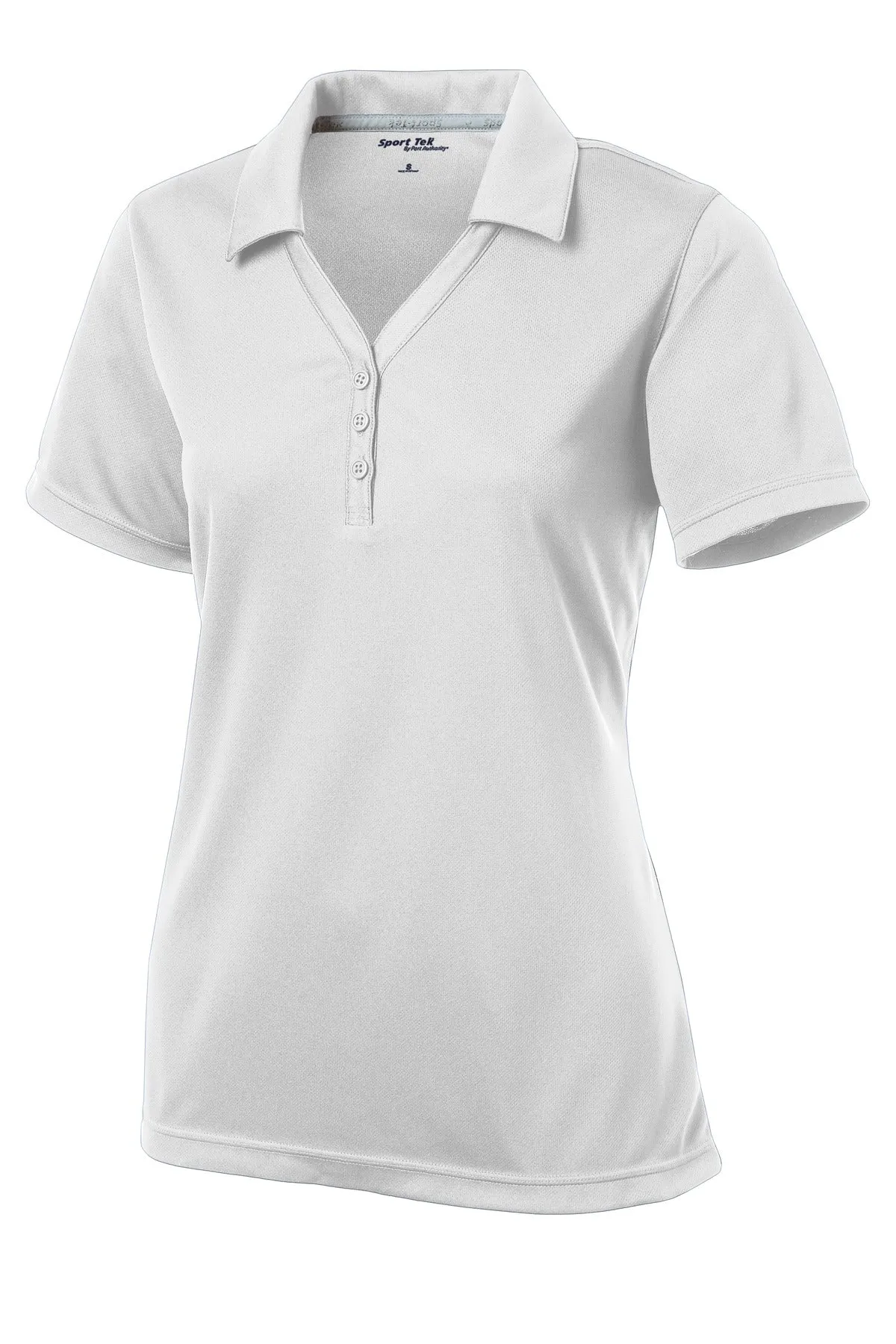 Sport-Tek Women's PosiCharge Micro-Mesh Polo. LST680 White
