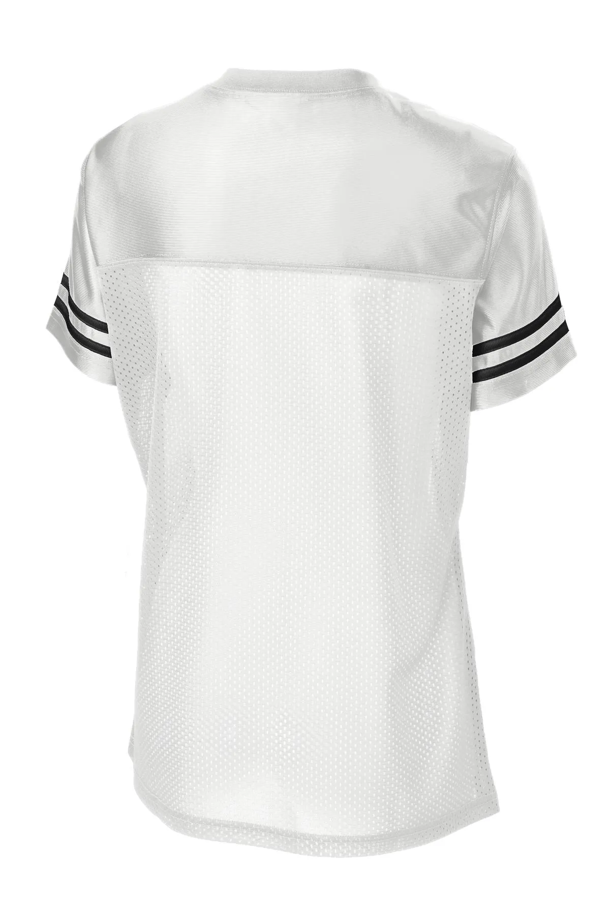 Sport-Tek Women's PosiCharge Replica Jersey. LST307 White/ Black