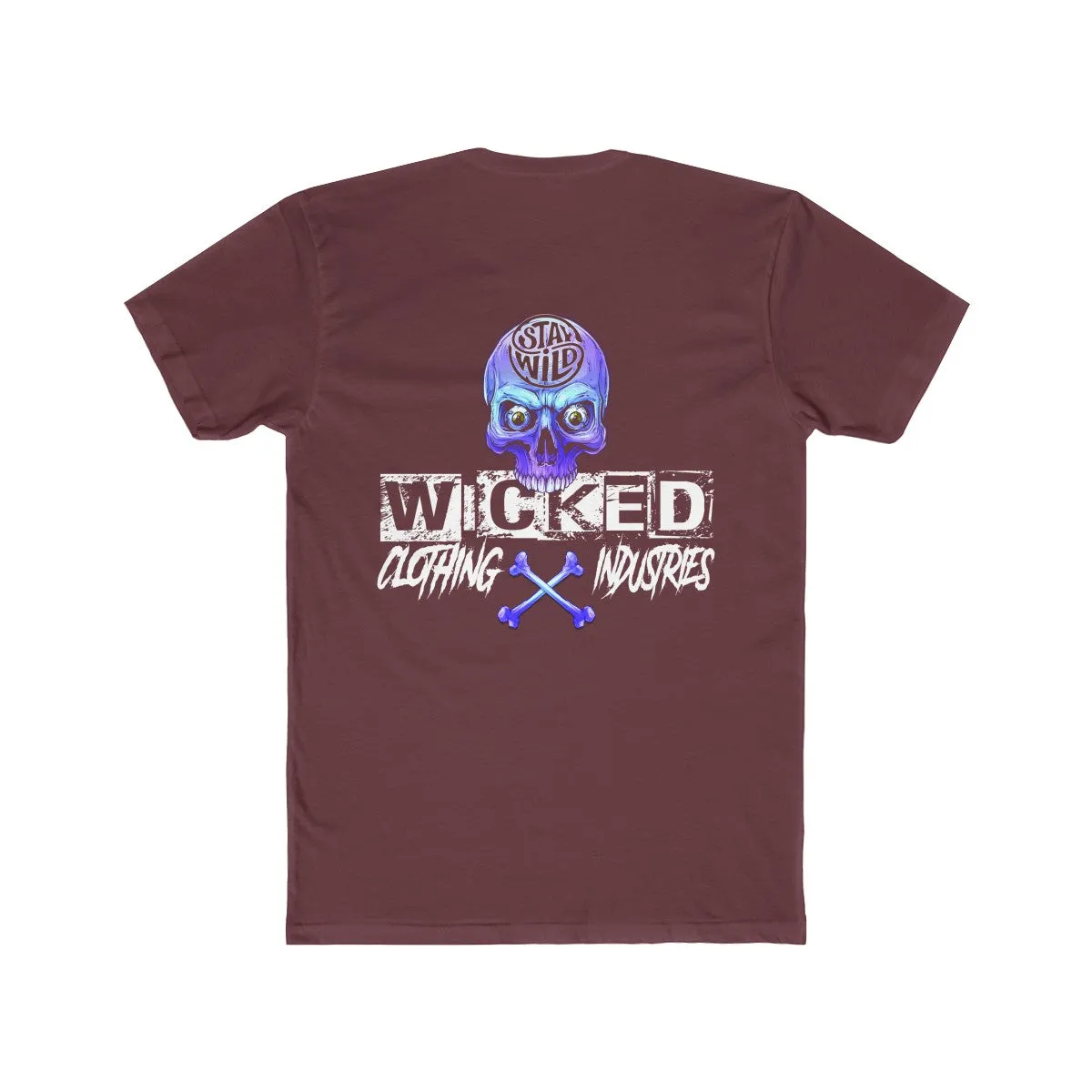 Stay Wild/Light Blue /Men's  Crew Tee
