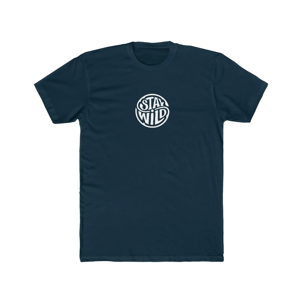Stay Wild/Light Blue /Men's  Crew Tee