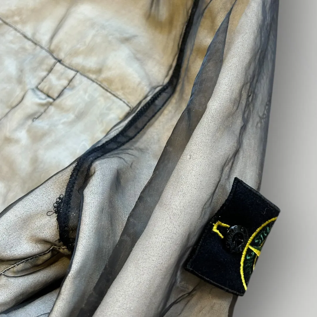Stone Island SS/2001 Grey Monofilament Mesh Jacket L