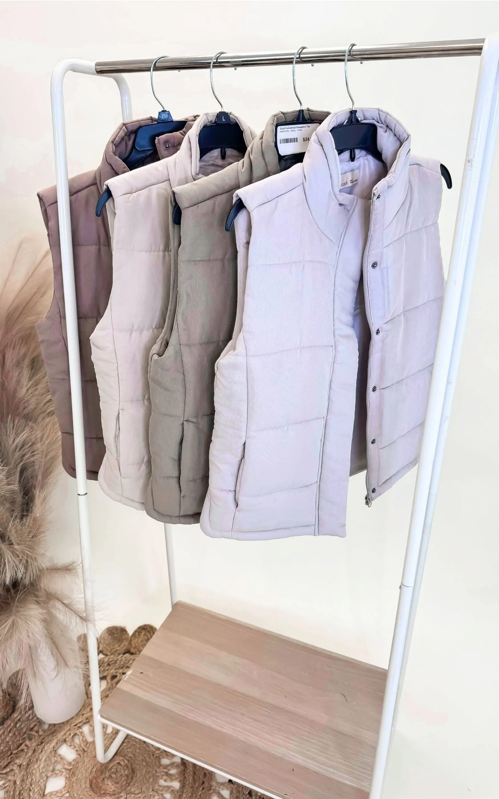 Suede Like Vest - Final Sale