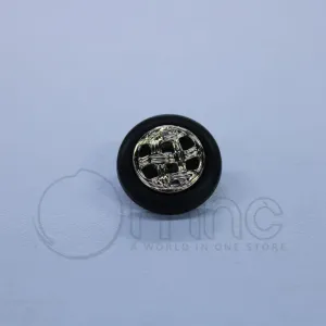 Suit Button Black & Gold 34mm