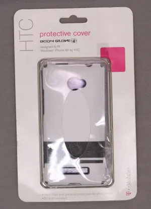 T-Mobile New HTC Windows Phone 8X Body Glove Case Protective Cover White