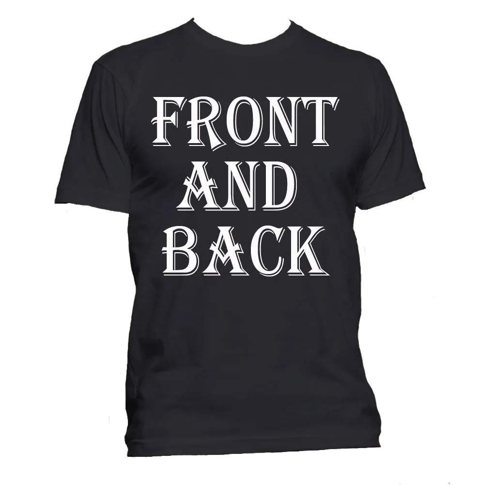 T-Shirt (Female Front & Back)