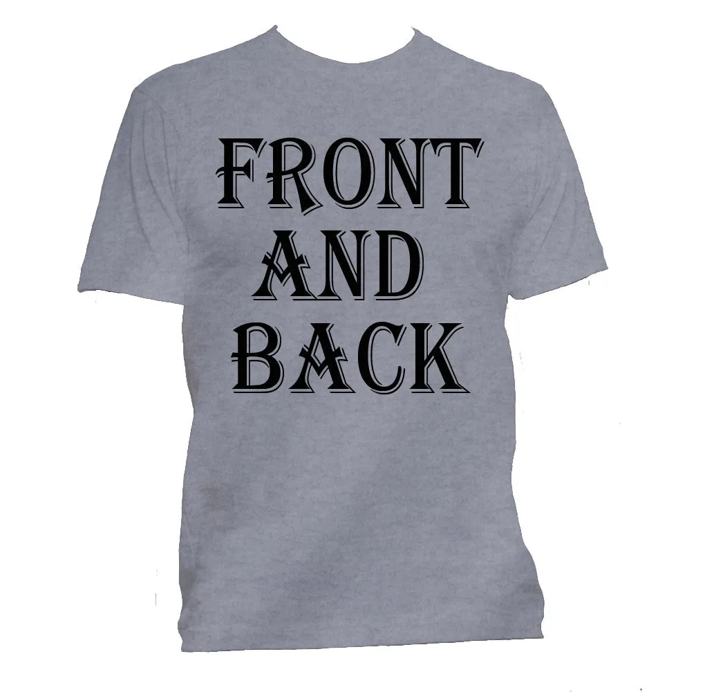 T-Shirt (Female Front & Back)
