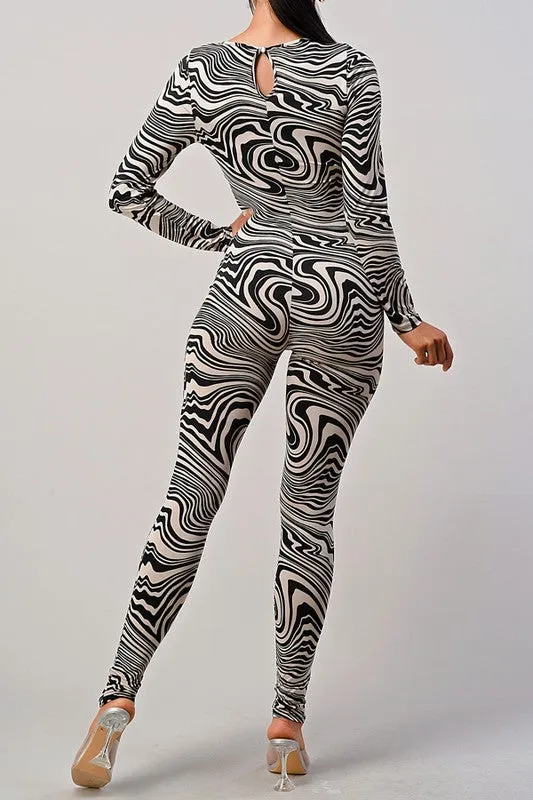 Tae Print Jumpsuit